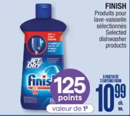Jean Coutu FINISH Selected dishwasher products offer