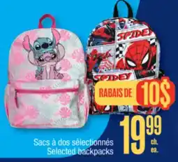 Jean Coutu Selected backpacks offer