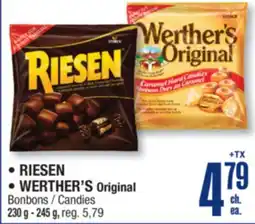 Jean Coutu RIESEN, WERTHER'S Original Candies offer