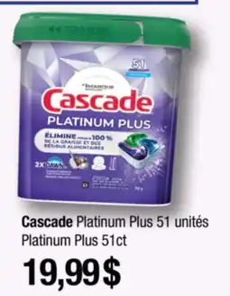 Jean Coutu Cascade Platinum Plus 51ct offer