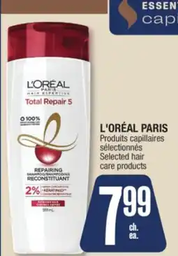 Jean Coutu L'OREAL PARIS Selected hair care products offer
