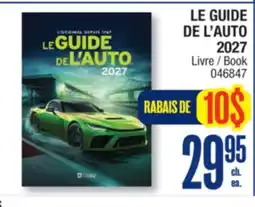 Jean Coutu LE GUIDE DE L'AUTO 2027 Book offer