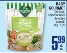 Jean Coutu BABY GOURMET Selected cereals offer