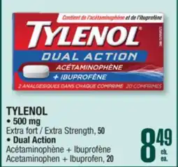Jean Coutu TYLENOL Extra Strength, Dual Action offer