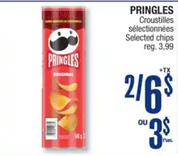Jean Coutu PRINGLES Selected chips offer