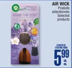 Jean Coutu AIR WICK Selected products offer