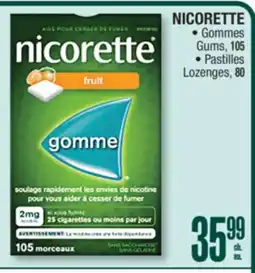 Jean Coutu NICORETTE Gums, Lozenges offer