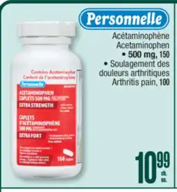 Jean Coutu PERSONNELLE Acetaminophen, Arthritis pain offer