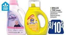 Jean Coutu BRILLEX, TIDE Simply Selected laundry detergents offer