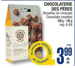 Jean Coutu CHOCOLATERIE DES PÈRES Chocolate rosettes offer