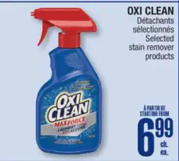 Jean Coutu OXI CLEAN Selected stain remover products offer