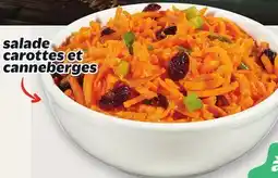 Metro SALADE CAROTTES ET CANNEBERGES offer
