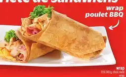 Metro WRAP POULET BBQ offer