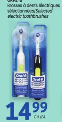 Uniprix ORAL-B Brosses à dents électriques sélectionnées/Selected electric toothbrushes offer