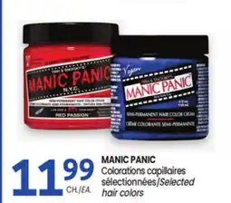 Uniprix MANIC PANIC Colorations capillaires sélectionnées/Selected hair colors offer