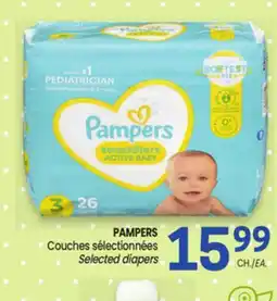 Uniprix PAMPERS Couches sélectionnées / Selected diapers offer