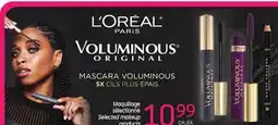 Uniprix L'oreal PARIS Maquillage sélectionné/Selected makeup products offer