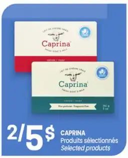 Uniprix CAPRINA Produits sélectionnés/ Selected products offer