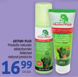 Uniprix ARTHRI-PLUS Produits naturels sélectionnés / Selected natural products offer