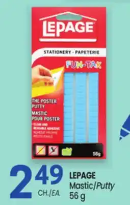 Uniprix LEPAGE Mastic/Putty offer