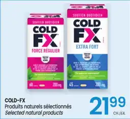Uniprix COLD-FX Produits naturels sélectionnés / Selected natural products offer