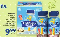 Uniprix PEDIASURE Substituts de repas pour enfants sélectionnés /Selected meal replacements for children offer