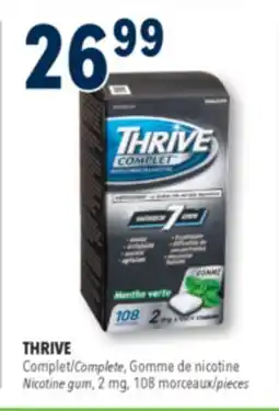 Familiprix THRIVE Complete nicotine gum 2 mg 108 pieces offer