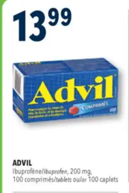 Familiprix Advil Advil ibuprofen tablets 100un offer