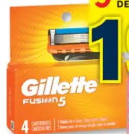 Familiprix Gillette Fusion Proglide cartridges 4un offer