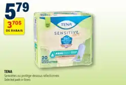 Familiprix TENA selected pads or liners offer