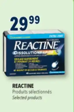 Familiprix Reactine extra strength allergy mixed berry dissolving tablets 48un offer