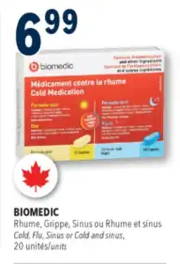 Familiprix Biomedic day/night cold medication caplets combo pack 20un offer