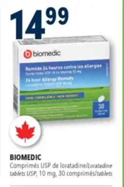 Familiprix Biomedic non-drowsy 24 hour allergy remedy tablets 30un offer