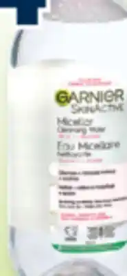 Familiprix GARNIER, Selected facial care products offer