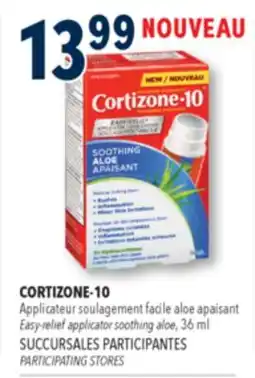Familiprix CORTIZONE-10 Easy-relief applicator soothing aloe, 36ml offer