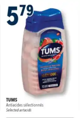 Familiprix Tums ultra strength 1000mg assorted berries antiacid 72un offer
