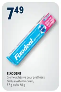 Familiprix Fixodent Original complete denture adhesive cream offer