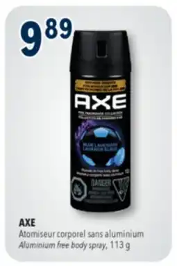 Familiprix AXE Aluminium free body spray offer