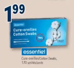 Familiprix ESSENTIEL, Cotton Swabs, 170 units offer