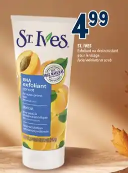 Familiprix ST. IVES facial exfoliator or scrub offer