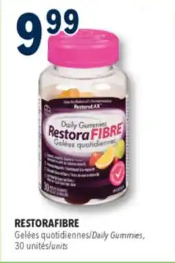 Familiprix RESTORAFIBRE Daily Gummies 30 units offer