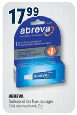 Familiprix Abreva docosanol cream cold sore treatment offer