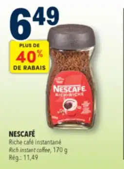 Familiprix NESCAFÉ Rich instant coffee offer