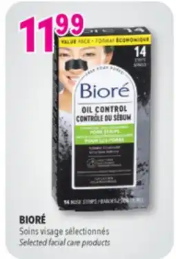 Familiprix Bioré Oil Control charcoal deep cleansing pore nose strips for oily skin 14un offer
