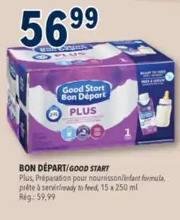 Familiprix Good Start Plus Iron fortified milk-based infant formula 0 months + Ready to feed 15x250ml offer