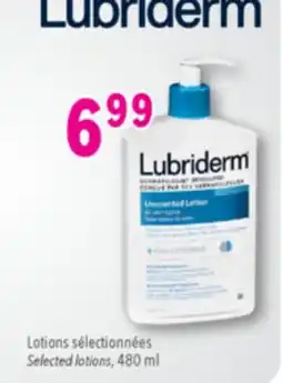 Familiprix Lubriderm Selected lotions offer