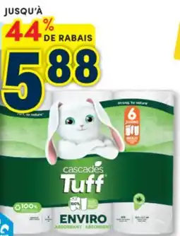 Familiprix Cascades Tuff Enviro 2 ply resistant paper towells Jumbo 6un offer