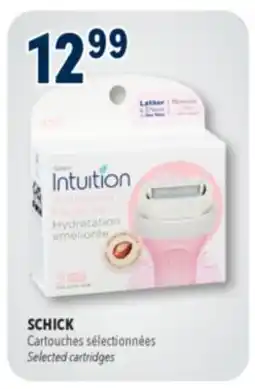 Familiprix Schick Intuition Advanced Moisture razor blade cartridges 3un offer