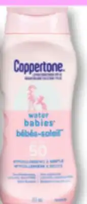 Familiprix Coppertone Water Babies SPF50 sunscreen lotion offer