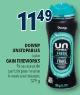 Familiprix DOWNY UNSTOPABLES or GAIN FIREWORKS In-wash scent booster offer
